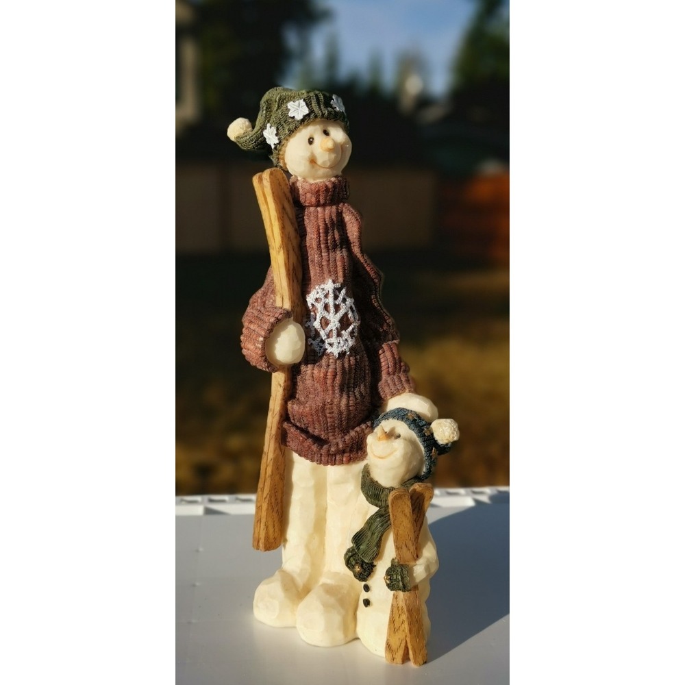 Vintage 1995 Boyds Bears & Friends Folkstone Jean Claude&Jacques Skiers Figurine